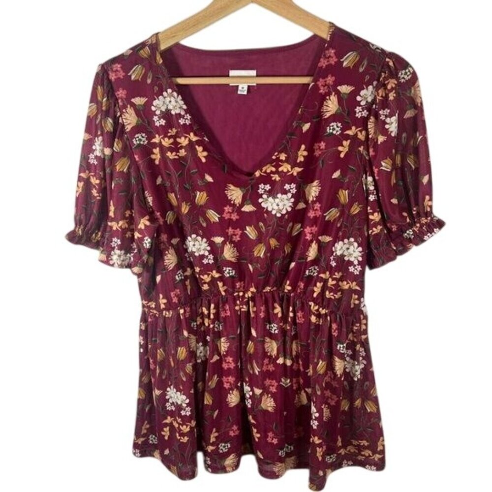 NWOT Madison & Berkeley floral top M medium Stitch Fix‎